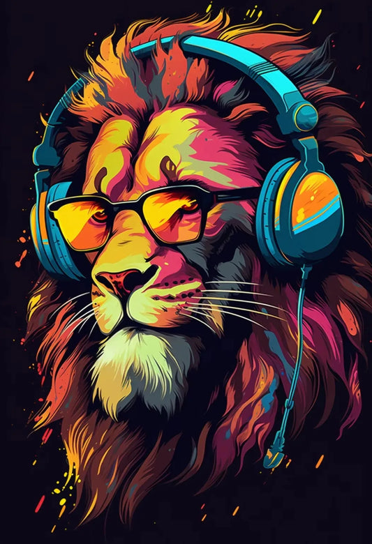 Animal Gamer Poster Set โ Graffiti Style Canvas Wall Art for Teen & Gaming Room Decor