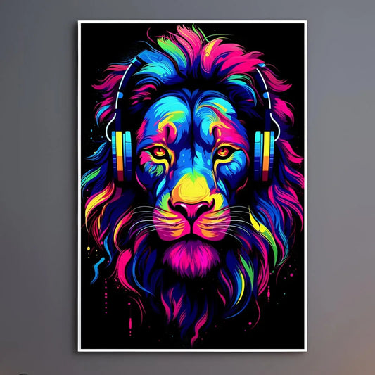 Gaming Canvas Print โ Vibrant Graffiti Art Poster for Game Room & Boys' Bedroom Decor