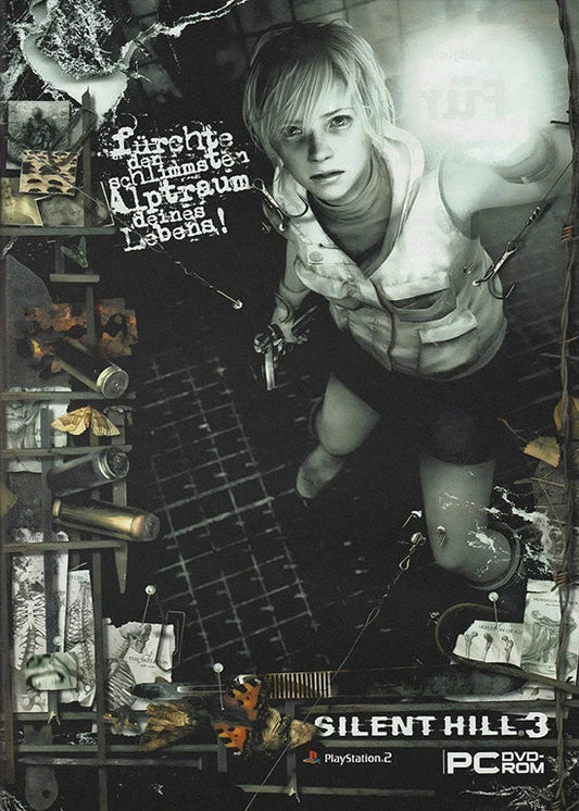 Silent Hill Series Video Game Poster – Horror Gaming Canvas Wall Art